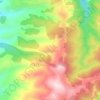 Carte topographique دير صمادية شمالي, altitude, relief