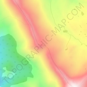 Carte topographique Protection Mountain, altitude, relief