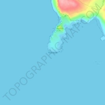 Carte topographique `Neist Point, altitude, relief
