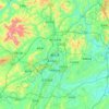 Carte topographique 遵义市, altitude, relief
