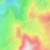 Carte topographique Pas du Roc, altitude, relief