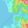Carte topographique หาดคลองเจ้า, altitude, relief