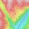 Carte topographique Meransen - Maranza, altitude, relief