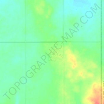 Carte topographique Hilda, altitude, relief