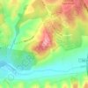 Carte topographique Rock Mountain, altitude, relief