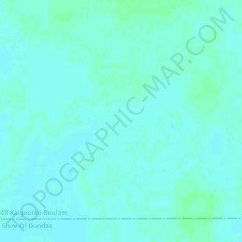 Carte topographique Nullarbor Plain, altitude, relief