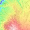 Carte topographique Irbid, altitude, relief