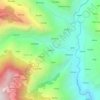 Carte topographique Labola, altitude, relief