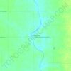 Carte topographique Chicken Bristle, altitude, relief