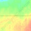 Carte topographique Grassland, altitude, relief