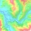 Carte topographique Rautela, altitude, relief