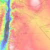 Carte topographique Al Asimah, altitude, relief