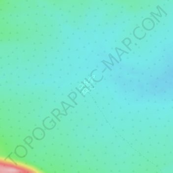 Carte topographique Palutla, altitude, relief