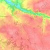 Carte topographique Cosforn, altitude, relief