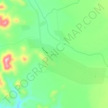 Carte topographique Hamna, altitude, relief