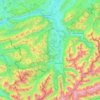 Carte topographique Obermaiselstein, altitude, relief