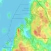 Carte topographique Görväln, altitude, relief