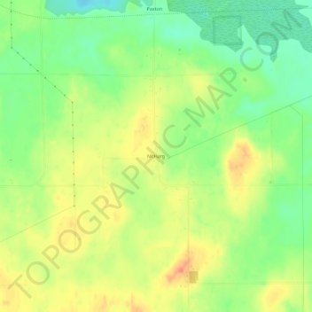 Carte topographique McHarg, altitude, relief