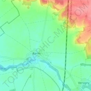Carte topographique La Pointe, altitude, relief