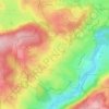 Carte topographique Les Courtots, altitude, relief