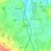Carte topographique Dorrington, altitude, relief