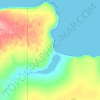 Carte topographique Nash Harbor, altitude, relief