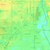 Carte topographique Sunnyland, altitude, relief