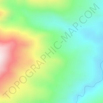 Carte topographique La Azulita, altitude, relief