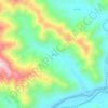 Carte topographique Khounkham, altitude, relief