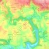 Carte topographique Kerchuz, altitude, relief