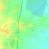 Carte topographique Theresapuram, altitude, relief