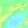 Carte topographique Hadjer Agous, altitude, relief