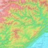 Carte topographique Lower Subansiri, altitude, relief