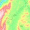 Carte topographique El Prodigio, altitude, relief