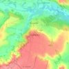 Carte topographique Лубянка, altitude, relief