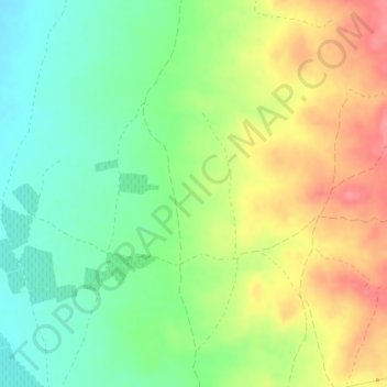 Carte topographique Molina, altitude, relief