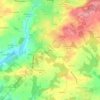 Carte topographique L'Étang, altitude, relief