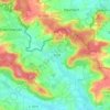 Carte topographique Bergertshofen, altitude, relief