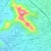 Carte topographique El Agustino, altitude, relief