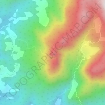 Carte topographique Morro da Igreja, altitude, relief