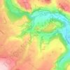 Carte topographique Farreyrolles, altitude, relief
