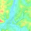 Carte topographique Aïcirits, altitude, relief