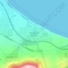 Carte topographique Marske-by-the-Sea, altitude, relief