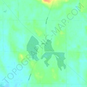Carte topographique Bolton, altitude, relief