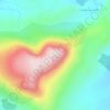 Carte topographique Muckish, altitude, relief