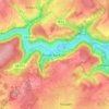 Carte topographique Roodt-sur-Eisch, altitude, relief