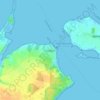 Carte topographique Snaptun, altitude, relief