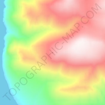 Carte topographique Challenger Mountains, altitude, relief