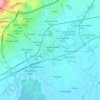 Carte topographique Tarsus, altitude, relief