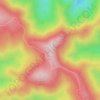 Carte topographique Mount Selwyn, altitude, relief